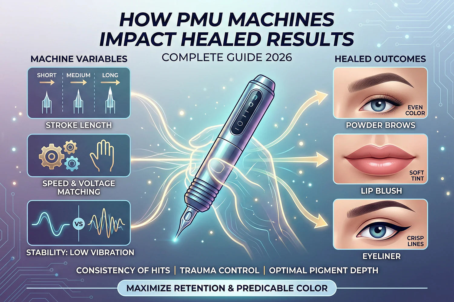 How PMU Machines Impact Healed Results: Complete Guide 2026