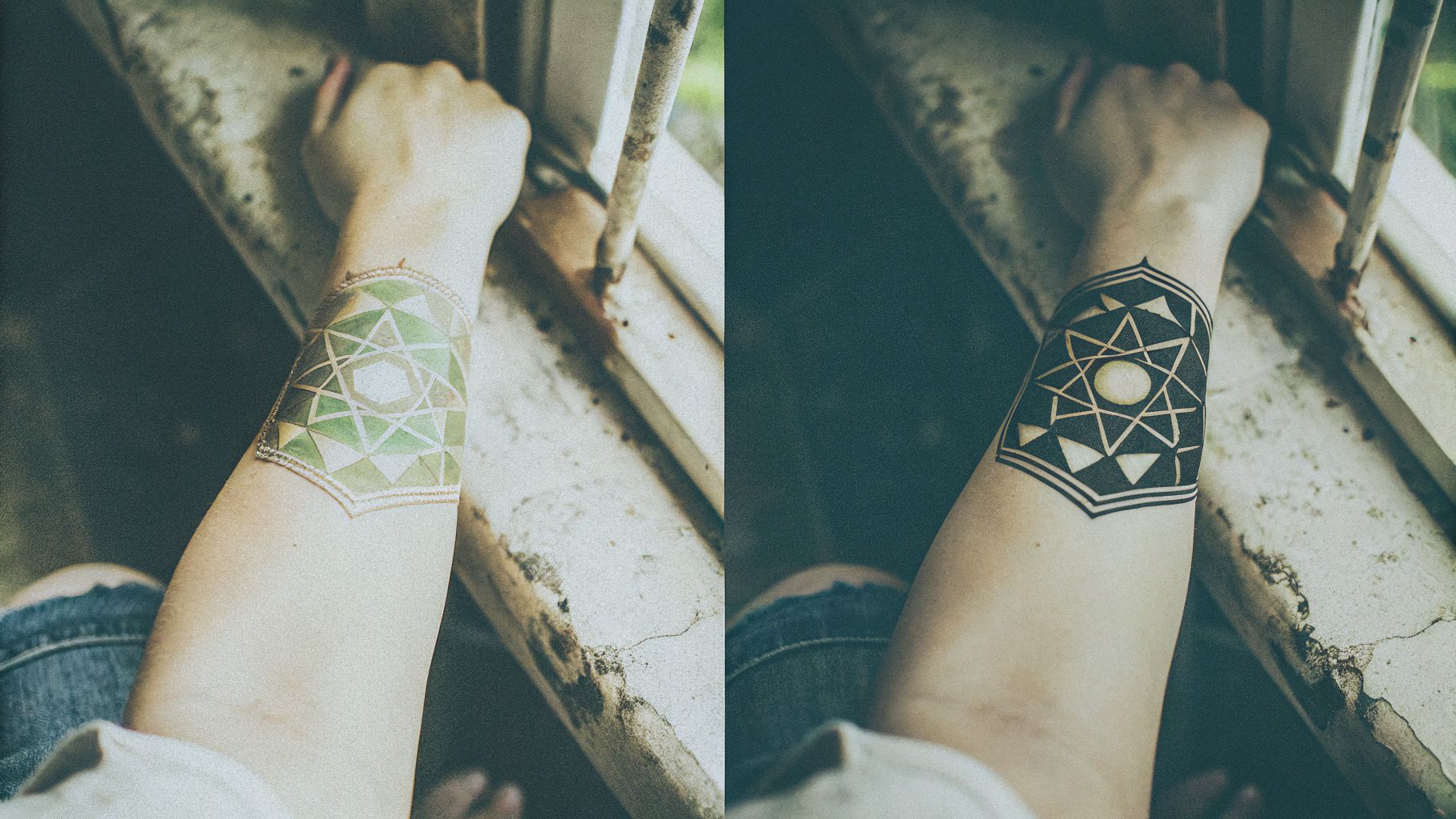 Ultraviolet Tattoo vs. Normal: Which Stands Out More?, image size:1820x1024