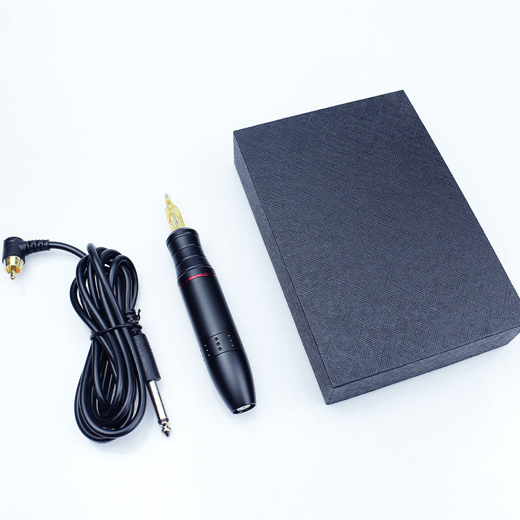 Thunderlord Power Tattoo Pen Machine CTG001, black rotary pen with accessories for professional tattoo work