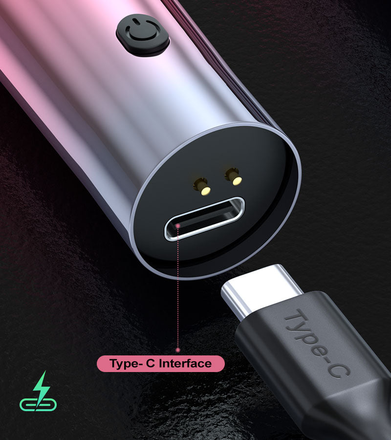 Biomaser TP010 Wireless PMU Machine with Type-C charging port. Wireless PMU machine for tattoo artists, fast charging