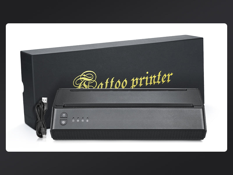 Wireless Bluetooth/USB Thermal Tattoo Stencil Transfer Printer Machine Mini Portable Copier Bodyart P8008