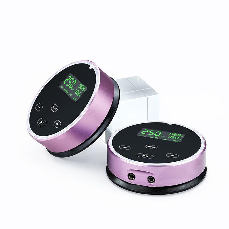 P30 Mini Permanent Makeup Machine, Digital Display with Settings, Tattoo Machine Control Panel for Eyebrows, Lips, and MTS