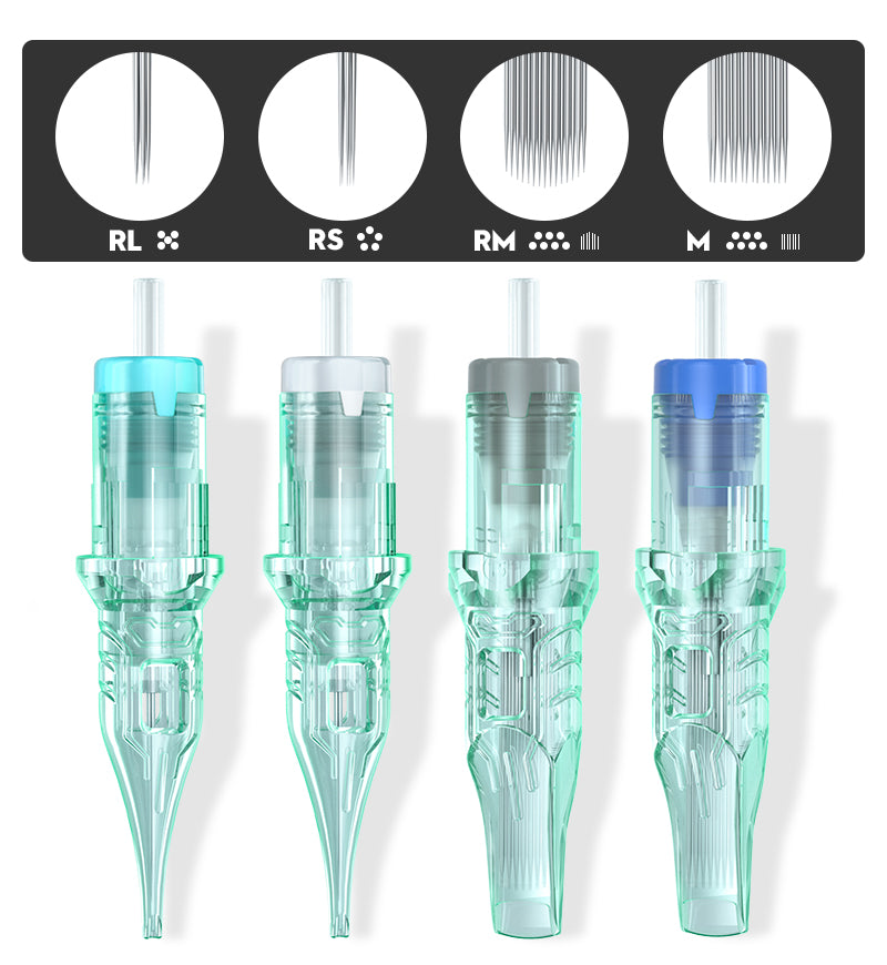 ThunderlordPower RL tattoo cartridge needles with various configurations for standard tattoo pen machine