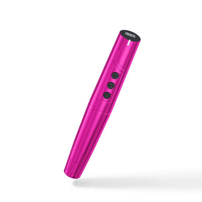 Biomaser TP006 Wireless PMU Machine - Dual Battery, Swiss Motor, Silent & Lightweight for Eyebrows & Lips