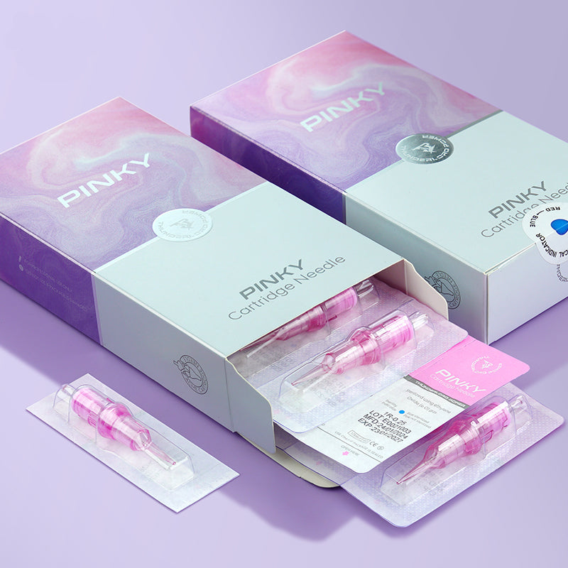 Biomaser Pinky Pro RL Round Liner Needle Cartridges Tattoo Permanent Makeup for PMU Pen Machine