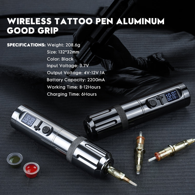 Wireless Tattoo Pen Machine With 4.0MM stroke ThunderlordPower K6022