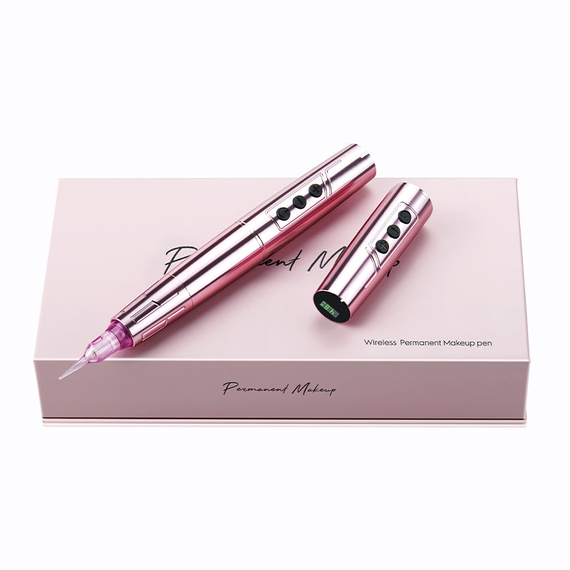 Biomaser TP006 Wireless PMU Machine - Dual Battery, Swiss Motor, Silent & Lightweight for Eyebrows & Lips