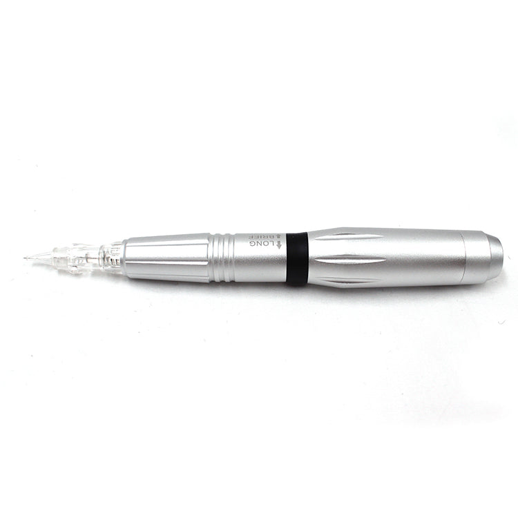 CNC aluminum microblading eyebrow tattoo pen. Silver professional tattoo equipment, Long Brief brand