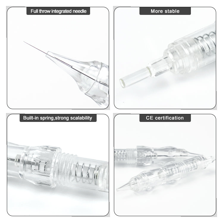 1R Stainless Steel Tip BMX Screw SMP Permanent Makeup Cartridge Needles for BMX Permanent makeup Machine 10PCS