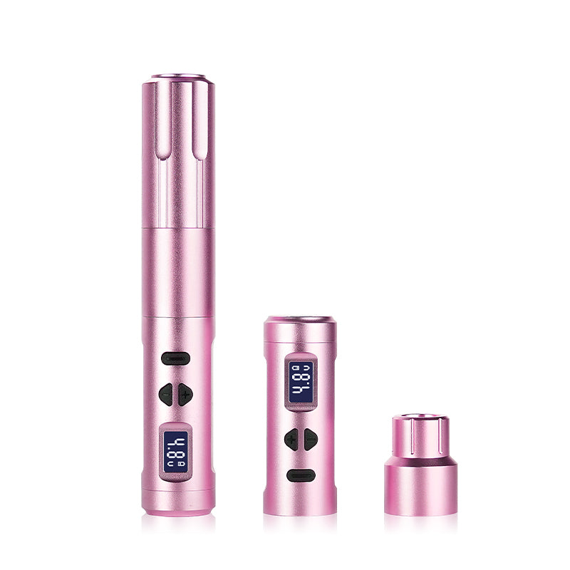 Thunderlord Power K6003 Wireless PMU Machine in Rose Gold with Digital Display and Accessories