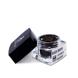 Biomaser Black Brown microblading pigment for eyebrow permanent makeup, manual microblading use.