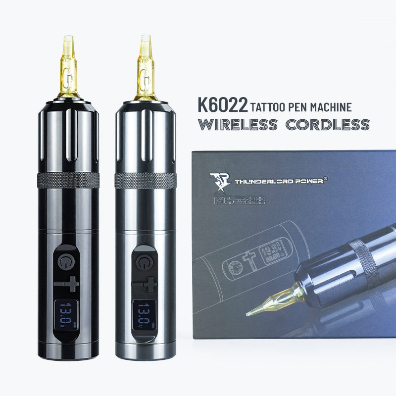 Wireless Tattoo Pen Machine With 4.0MM stroke ThunderlordPower K6022