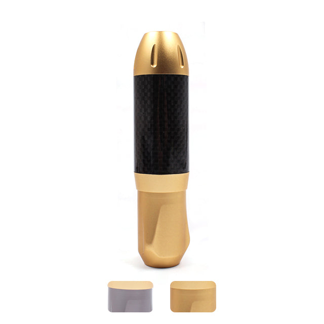 Thunderlord Power CTG005 Rotary Tattoo Pen - Gold, carbon fiber, cartridge needle compatible tattoo machine