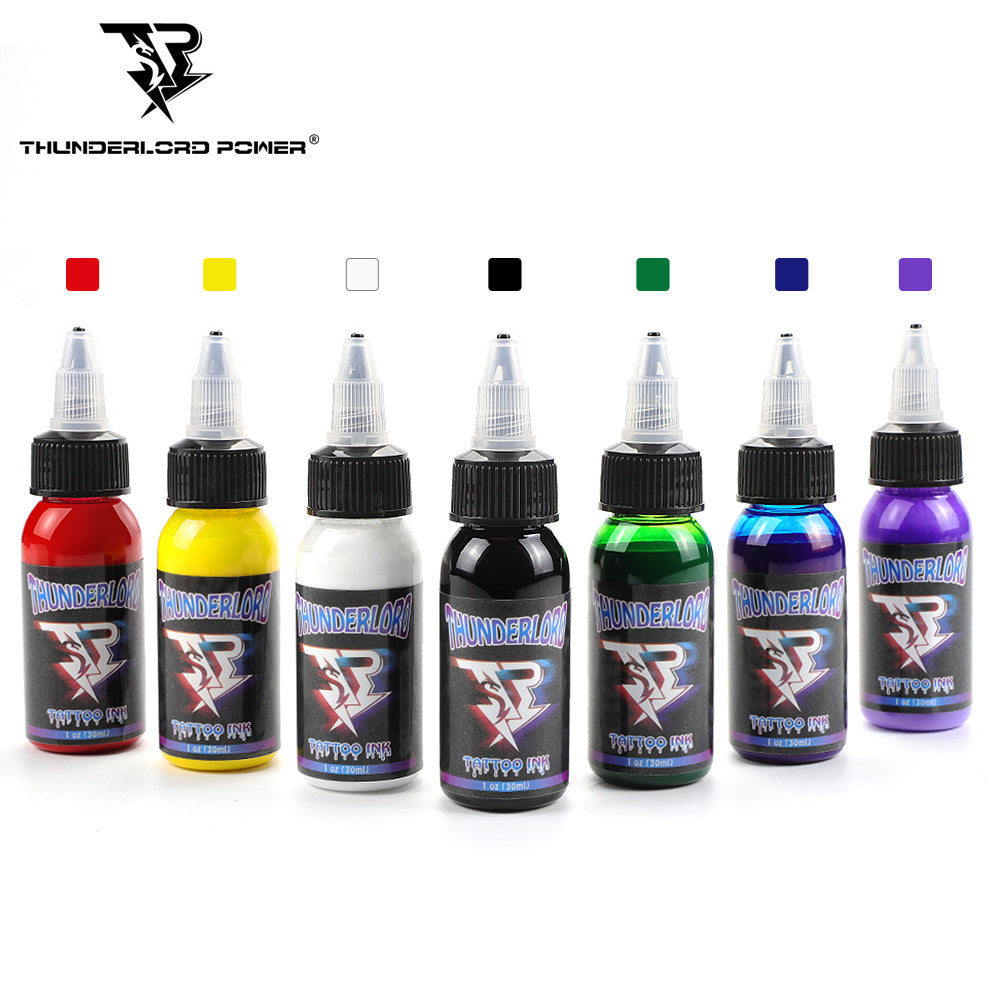 Thunderlordpower Tattoo Ink Snow White Opaque 1OZ/30ML