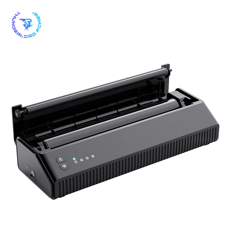 Wireless Tattoo Transfer Stencil Machine Thermal Copier with 10pcs Transfer Paper for tattooing Compatible with iOS＆Android Phone (Upgrade Version)