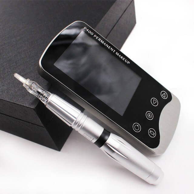 P400 Permanent Makeup Machine Kit by Biomaser: Power supply & BMX PMU pen, professional tattoo equipment