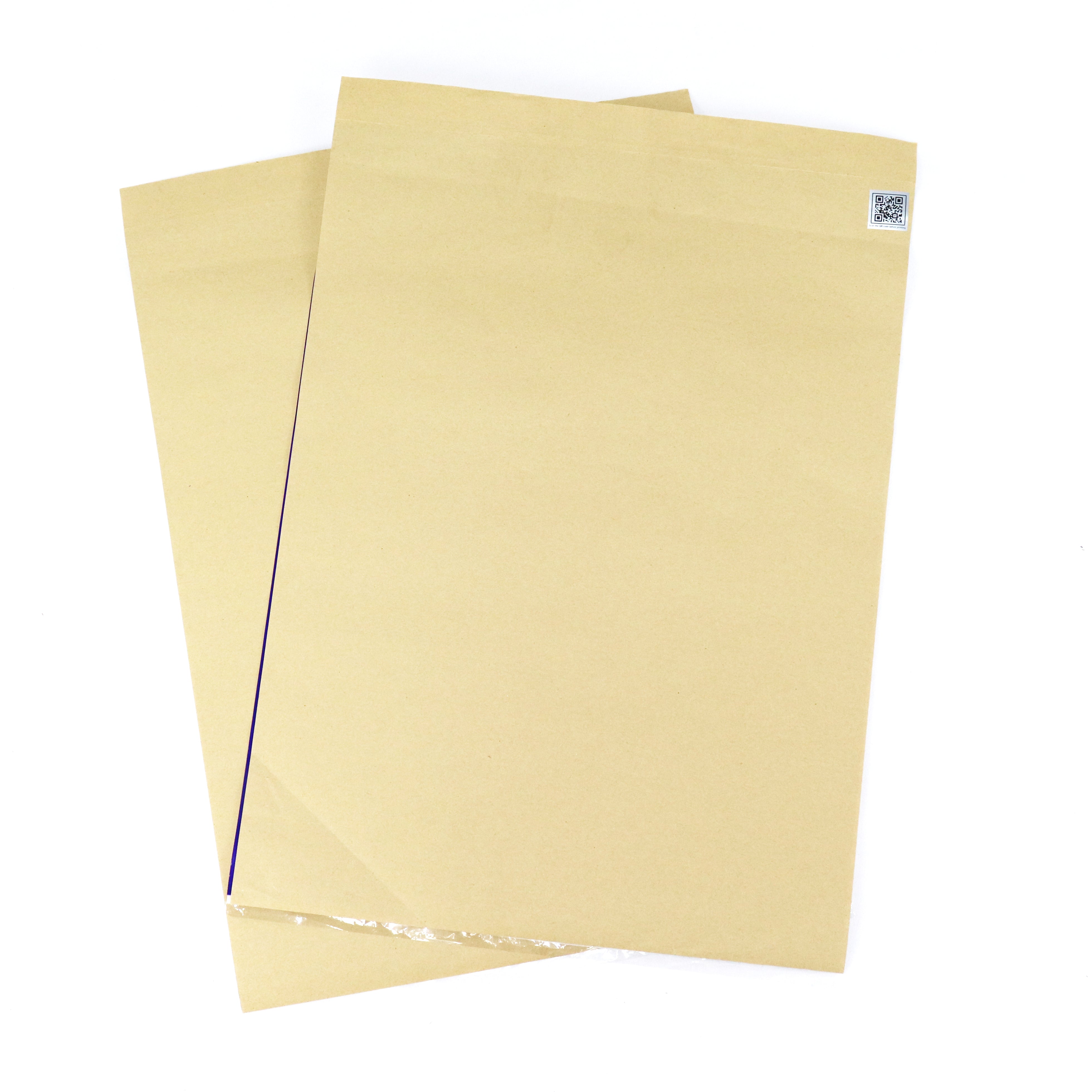 A3 transfer paper for tattoo artists, light brown sheets with a QR code, ideal for tattoo equipment and wireless printing.