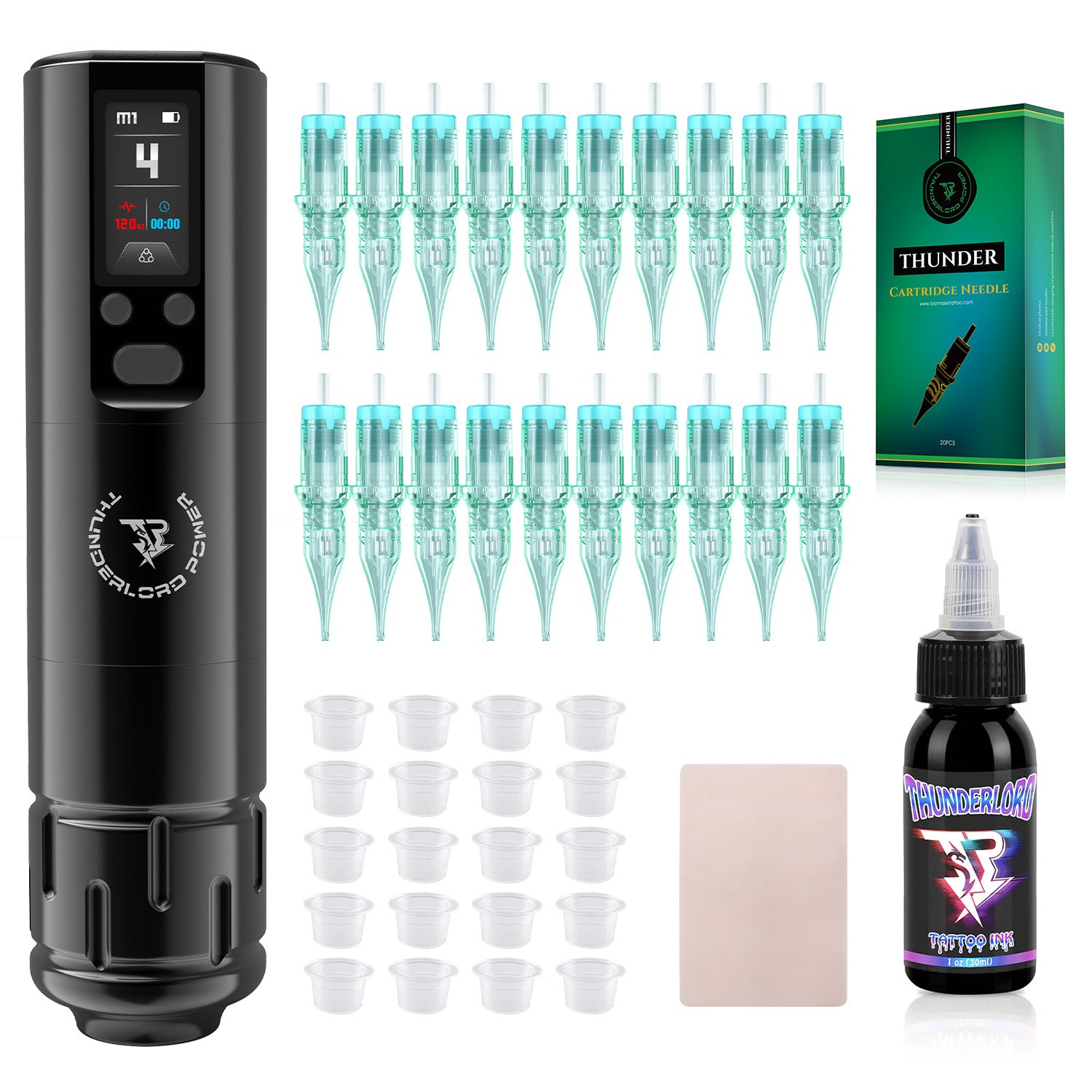 Wireless 4.0MM Tattoo Pen Machine Rechargeable Tattoo Gun Kit