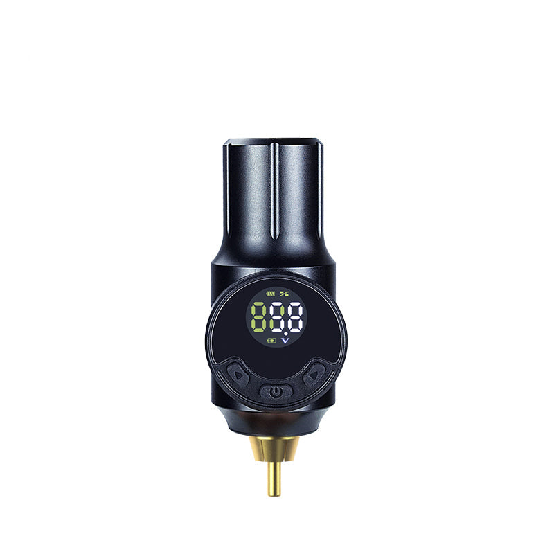 Biomaser Digital Wireless Tattoo Power Supply DC001, black tattoo machine with digital display