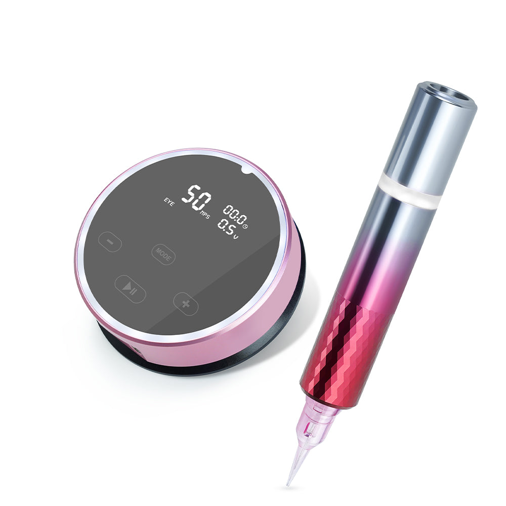 Tattoo Permanent Make Up Machine Kit with universal tattoo cartridge needle ThunderlordPower P30