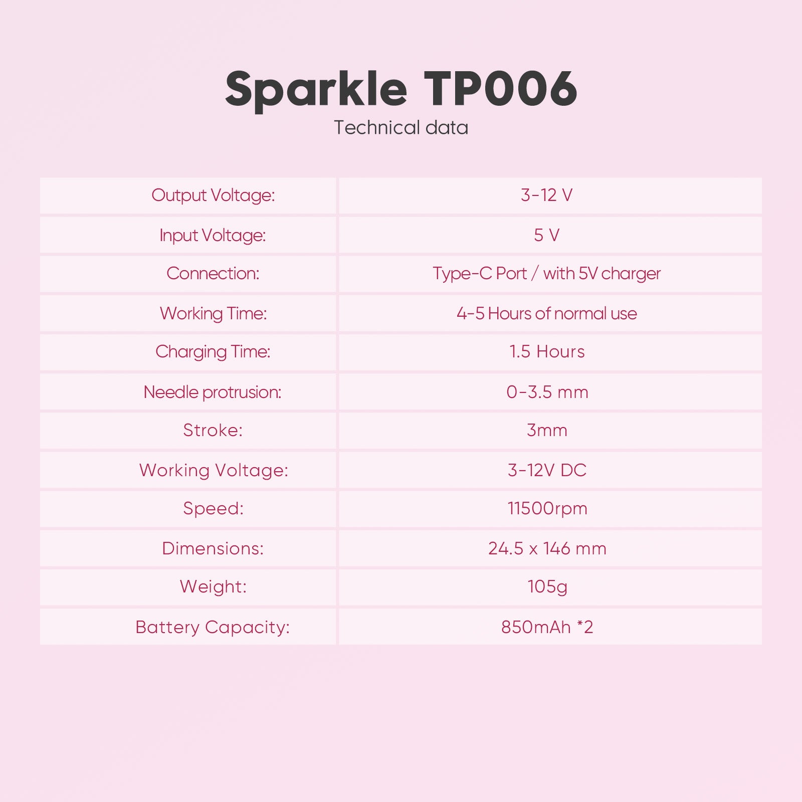 Biomaser Sparkle TP006 Permanent Makeup Machine