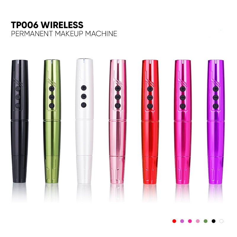 Biomaser TP006 Wireless PMU Machine - Multiple Colors, professional tattoo machine for eyebrows and lips.