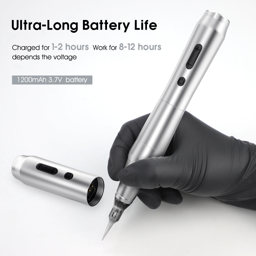 Biomaser TP010 Wireless PMU Machine demonstrating ultra-long battery life, featuring a 1200mAh battery for extended use.