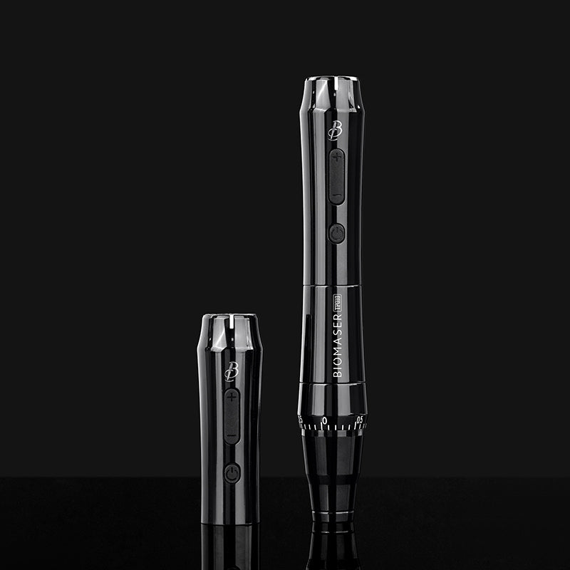 Biomaser TP010 Wireless PMU Machine Kit - Dual Battery, Swiss Motor, Silent for Brows & Lips