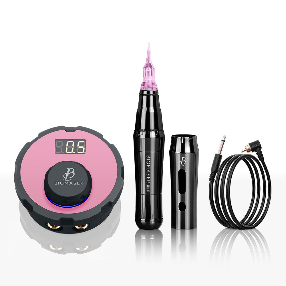 BIOMASER JOG126 Precision Masterpiece Professional HAIR STROKE Eyebrow permanent makeup Machine kit for Crafting Natural Beauty with Unmatched Control & Stability