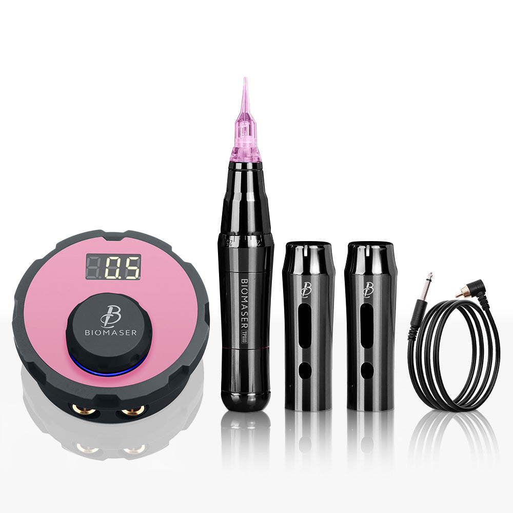 BIOMASER JOG126 Precision Masterpiece Professional HAIR STROKE Eyebrow permanent makeup Machine kit for Crafting Natural Beauty with Unmatched Control & Stability