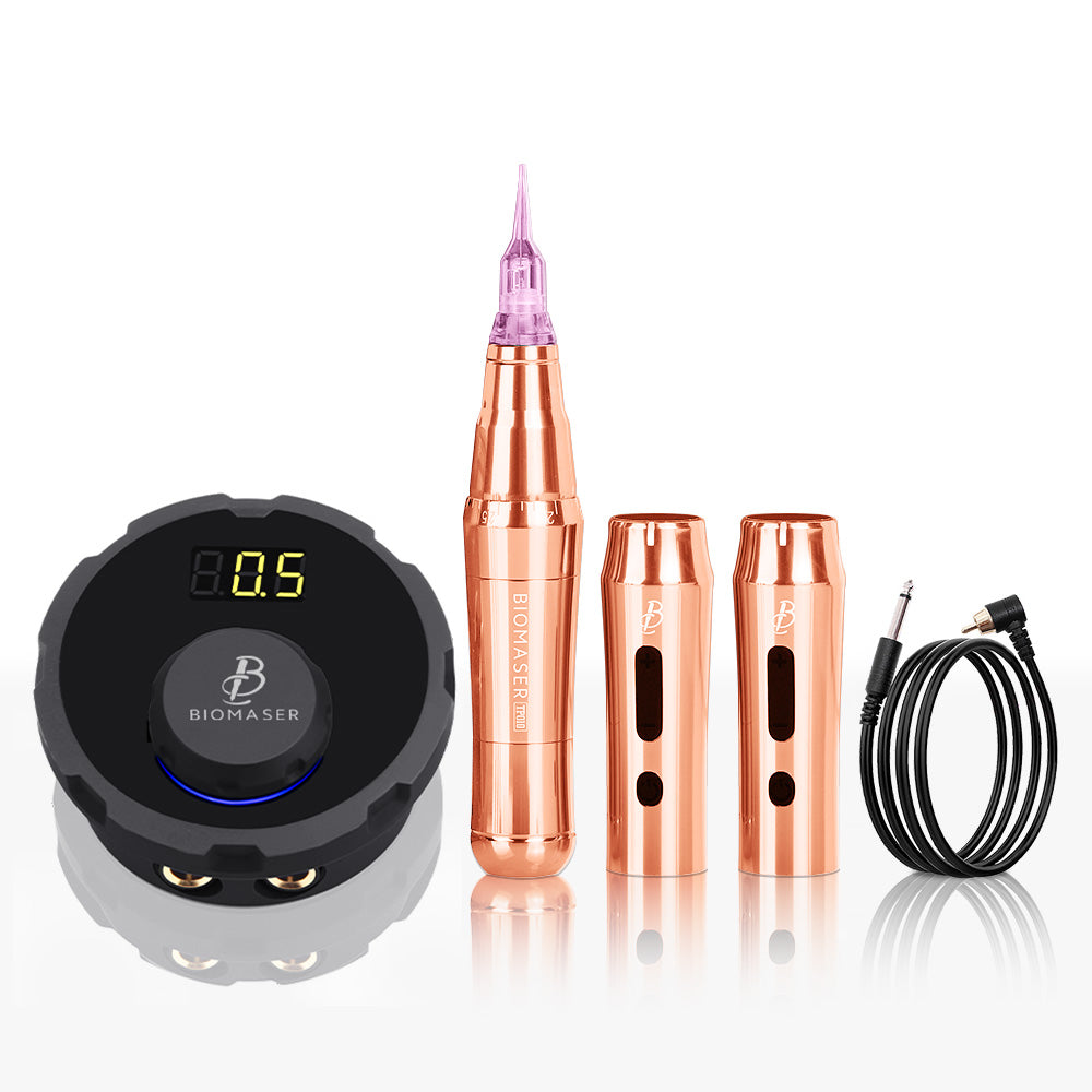 BIOMASER JOG126 Precision Masterpiece Professional HAIR STROKE Eyebrow permanent makeup Machine kit for Crafting Natural Beauty with Unmatched Control & Stability