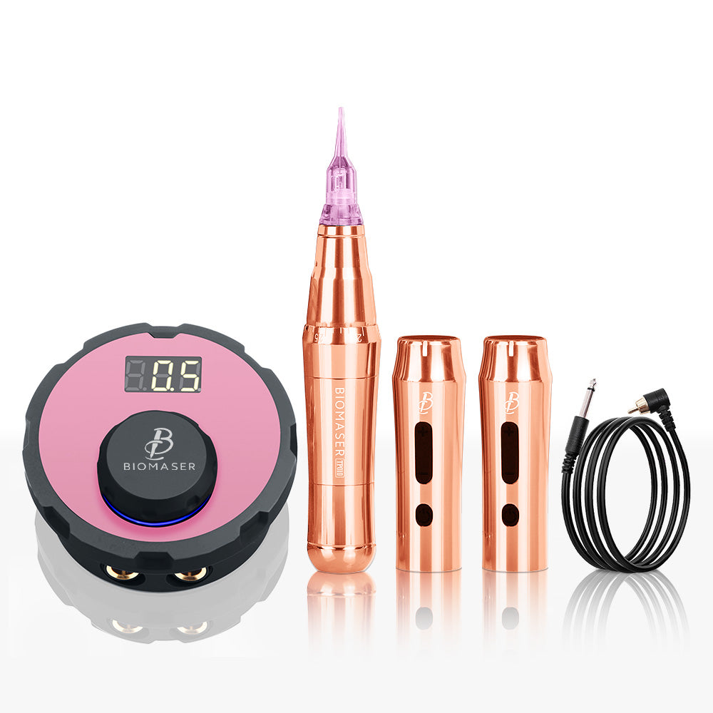 BIOMASER JOG126 Precision Masterpiece Professional HAIR STROKE Eyebrow permanent makeup Machine kit for Crafting Natural Beauty with Unmatched Control & Stability