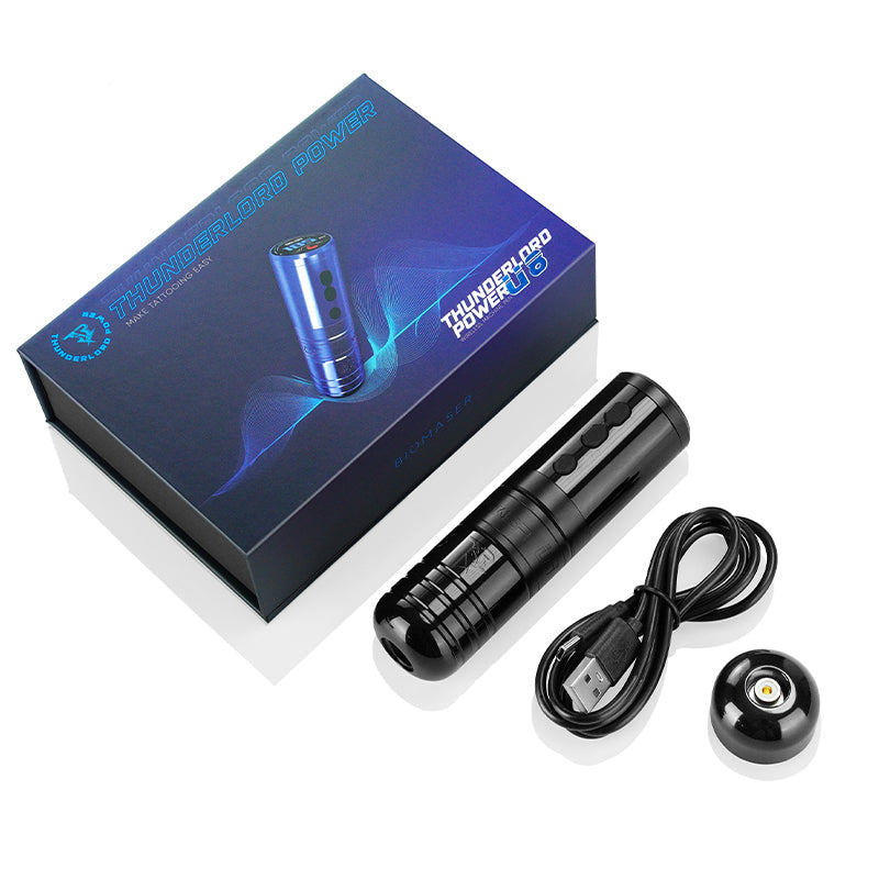 THUNDERLORD POWER PROTECTOR U8 Wireless tattoo Machine Pen Frequency Adjustable