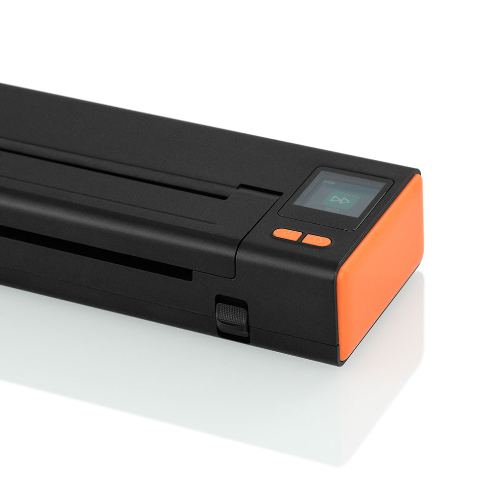 XIRU XR3 Wireless Thermal Tattoo Stencil Printer in black and orange for tattoo artists