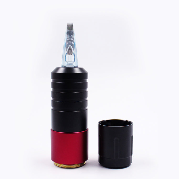 Thunderlord Power K6005 tattoo pen with cartridge needle, black and red design, professional tattoo equipment