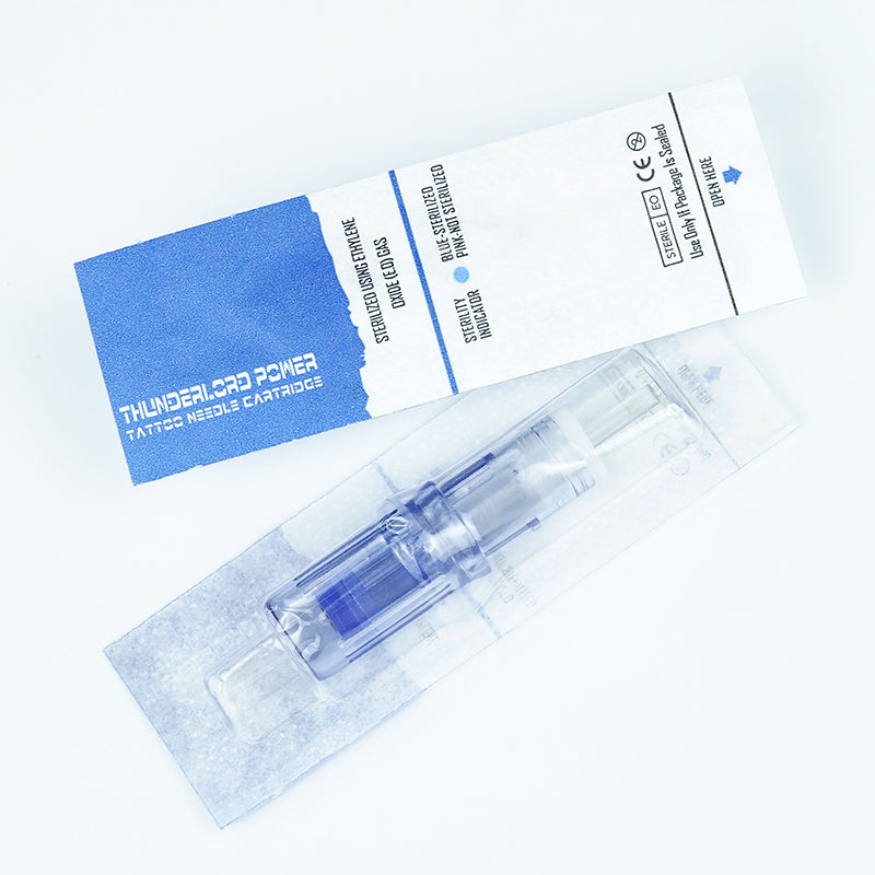Thunderlord Power MTS tattoo needle cartridge, sterilized with ethylene oxide gas, for professional tattoo pen machines