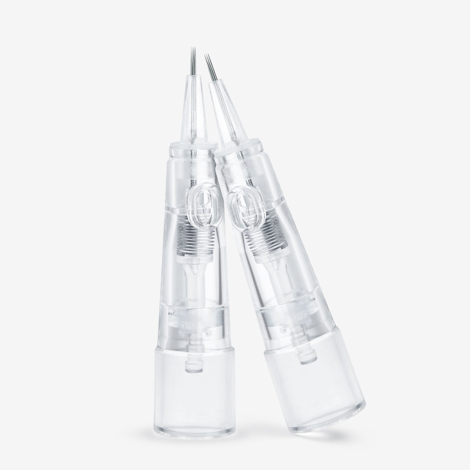 Biomaser RS Round Shader cartridge needles for professional permanent makeup. Sterile, disposable tattoo supplies.