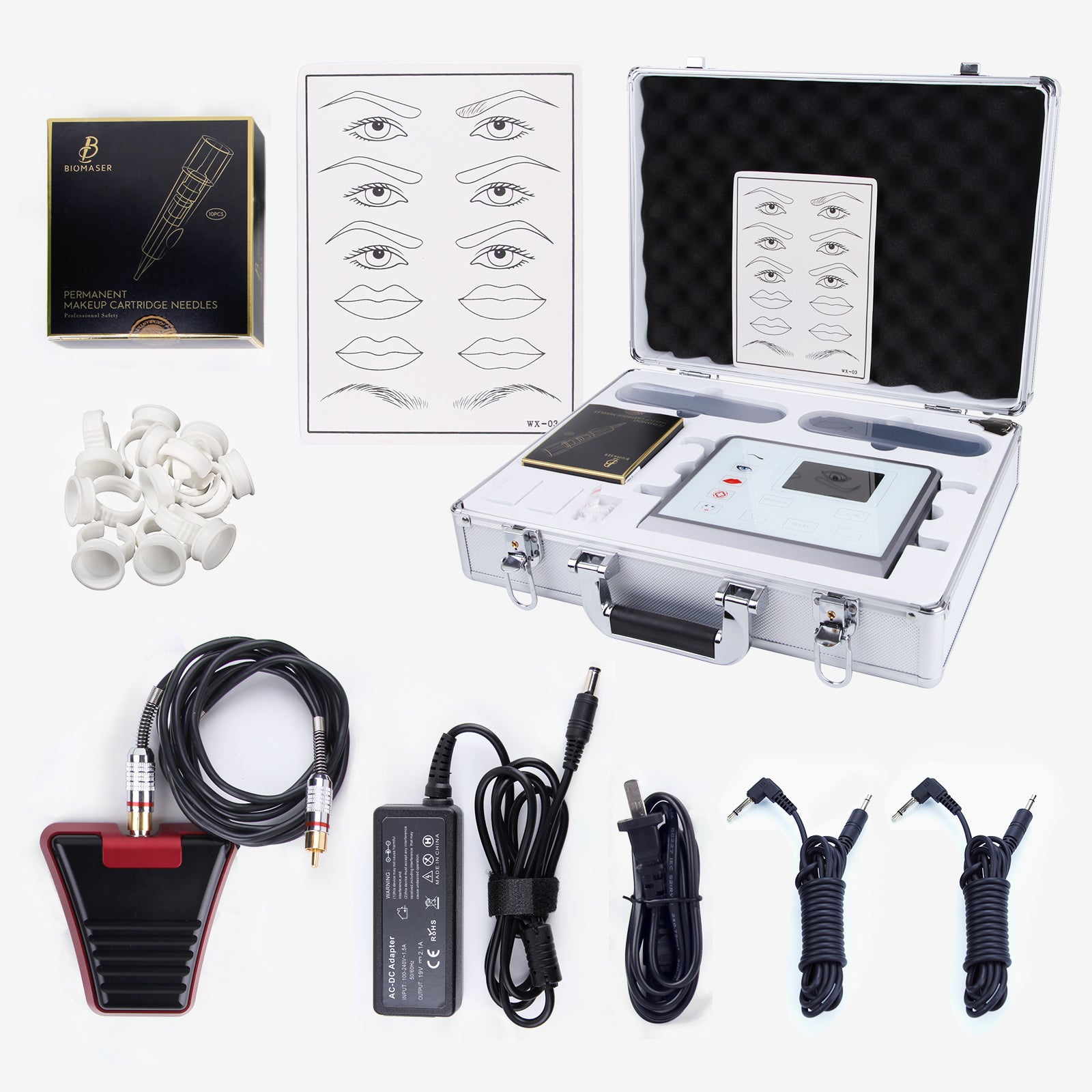 Intelligent Digital Cosmetic Tattoo Permanent makeup Microblaidng machine kit Biomaser P1