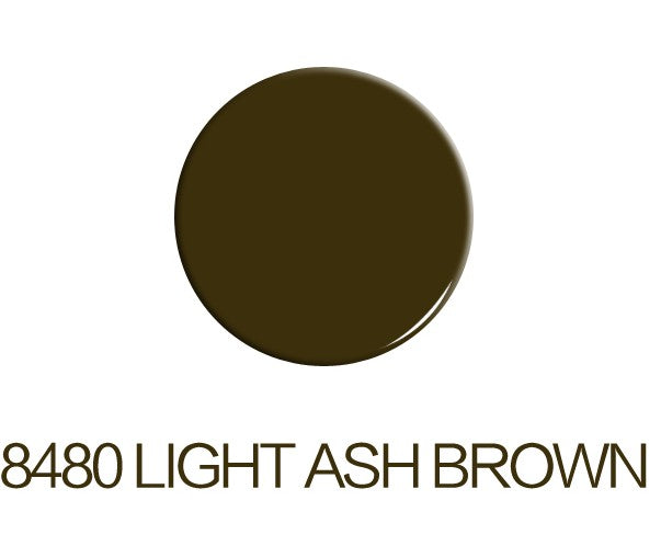 Maser 8480 Light Ash Brown permanent makeup pigment, ideal for light gray color eyebrows and microblading.