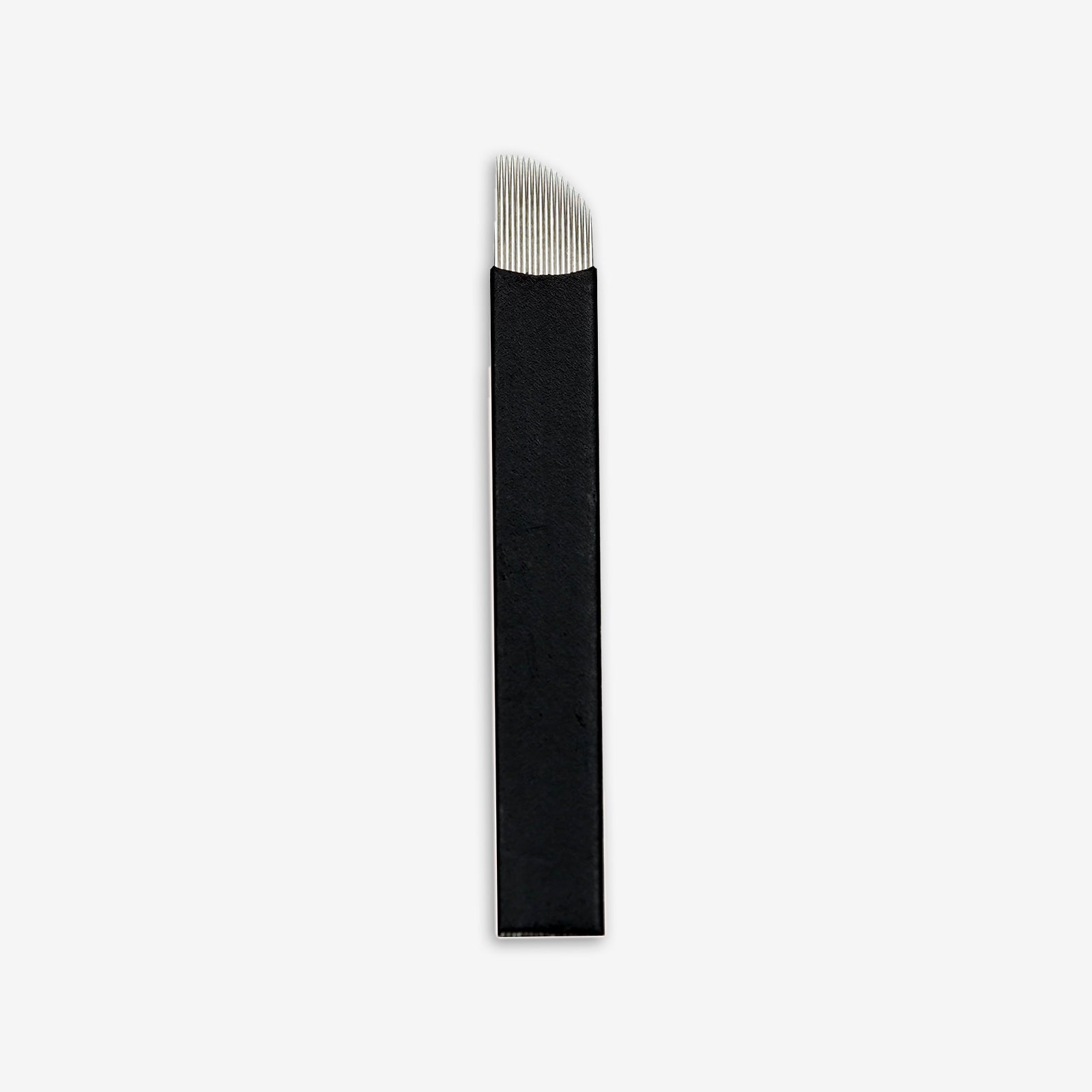 Biomaser Super Black microblading needle cartridge, Japan 316L stainless steel, professional PMU supplies.
