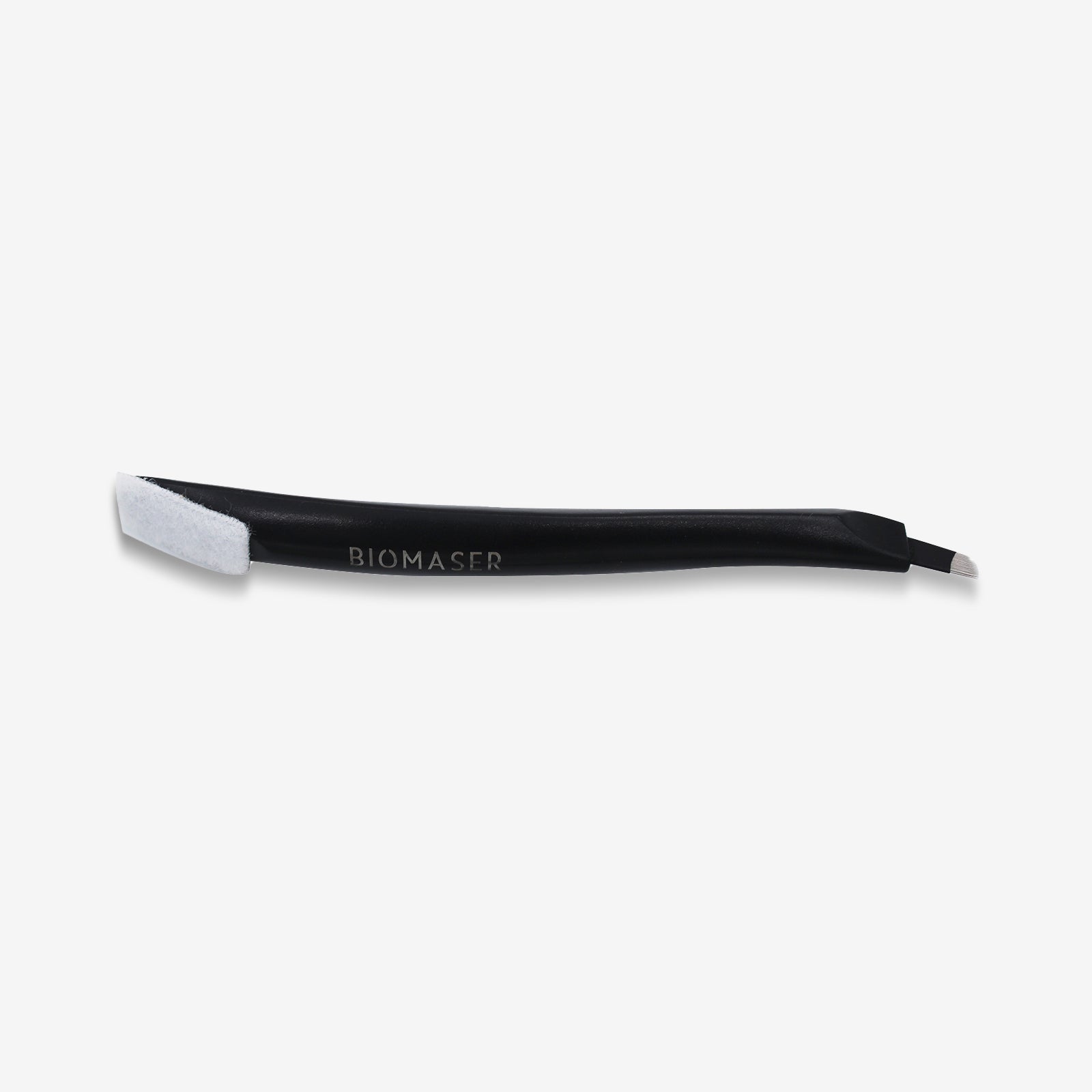 Biomaser disposable microblading pen, black plastic with blade for eyebrow permanent makeup, professional tattoo supplies.