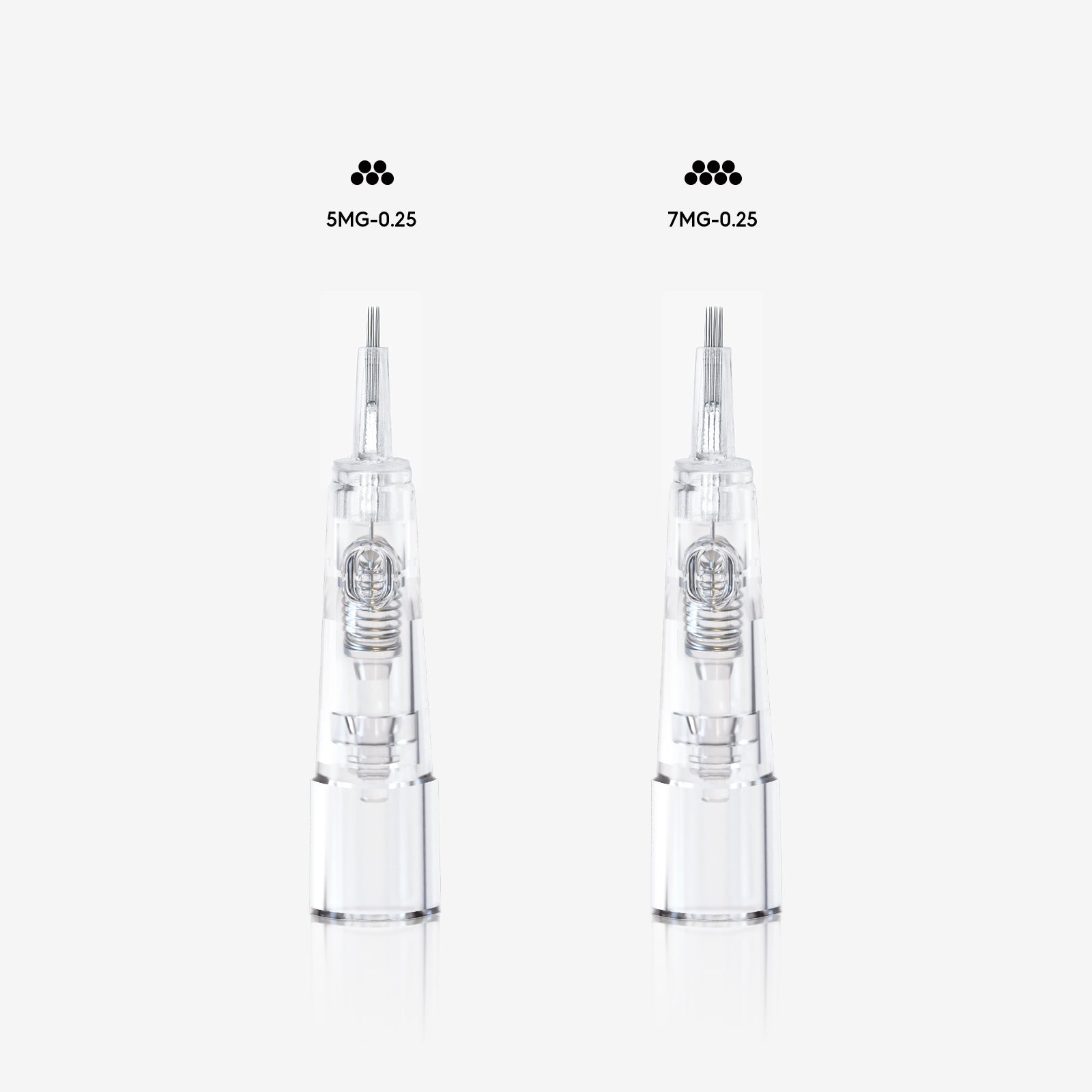 Biomaser Magnum Cartridge Needles: 5MG & 7MG for PMU. Professional tattoo supplies for eco-friendly tattoos.