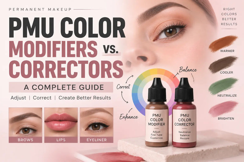 PMU Color Modifiers vs. Correctors: What's the Difference?