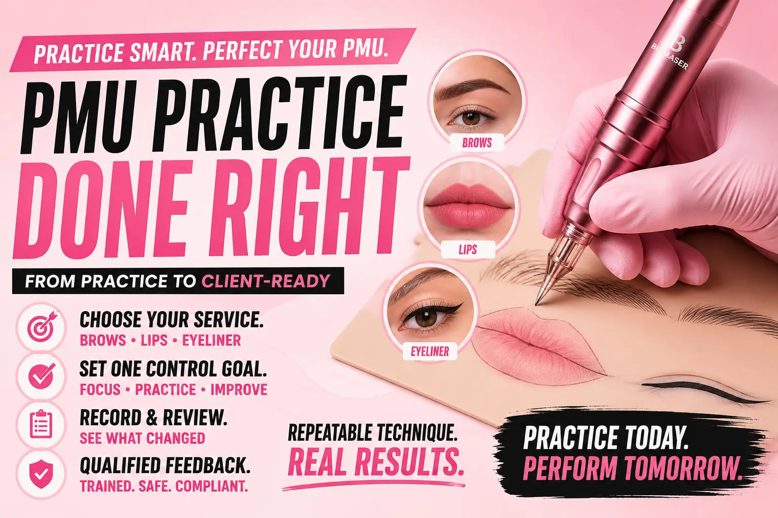 How to Improve Your PMU Practice Before Working on Clients