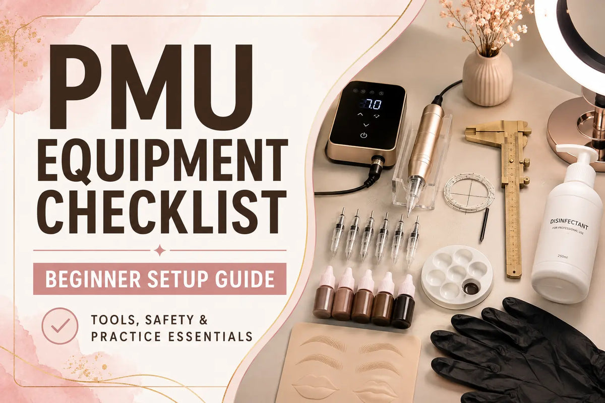 Essential PMU Equipment Checklist for Beginner Artists (2026)
