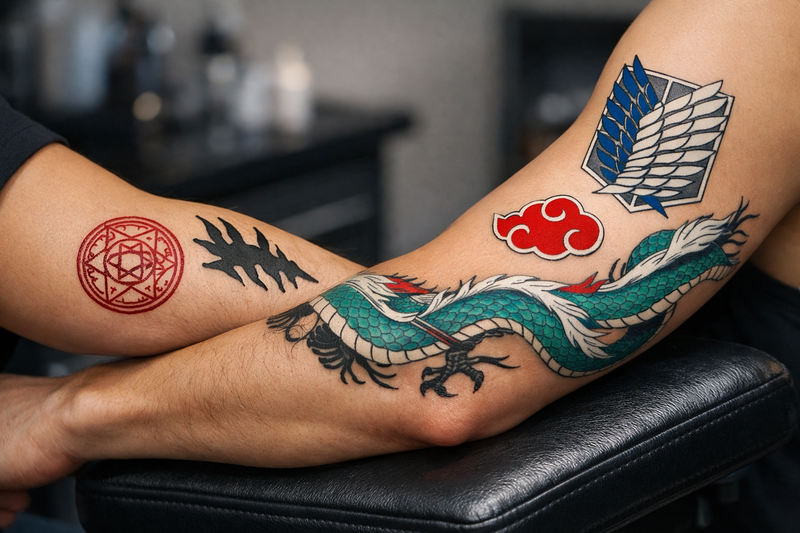 15+ Best Anime Tattoo Designs: Iconic Characters & Symbols for Every Otaku