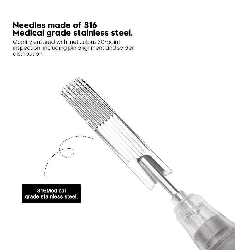RM Round Mangum ThunderlordPower Tattoo Universal Cartridge Needle for standard tattoo pen machine