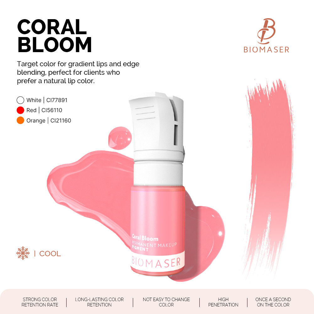 BiomaserPowder PMU Pigment Ink for Lips