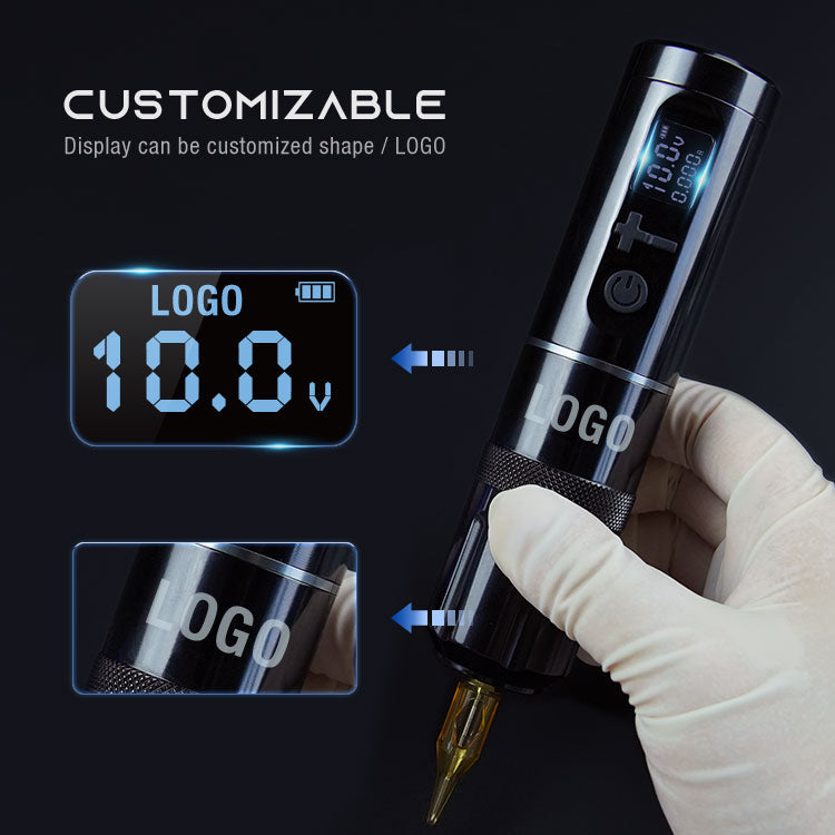 Wireless Kits Tattoo Pen Machine With 4.0MM stroke ThunderlordPower K6022
