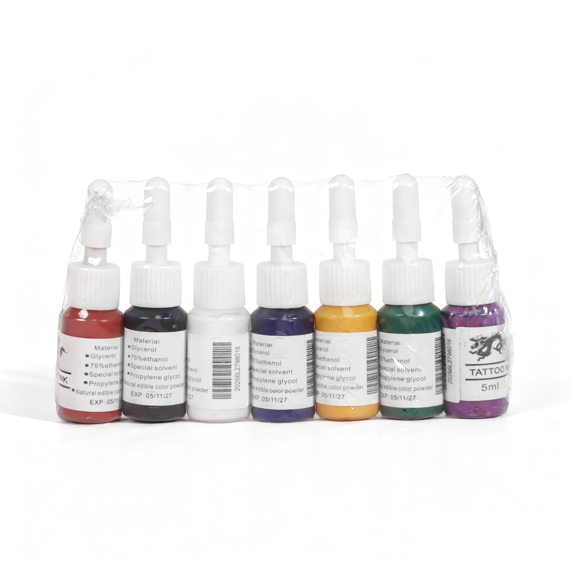 Thunderlord Power Tattoo Ink Professional Tattoo Practice Ink Set – 5ML